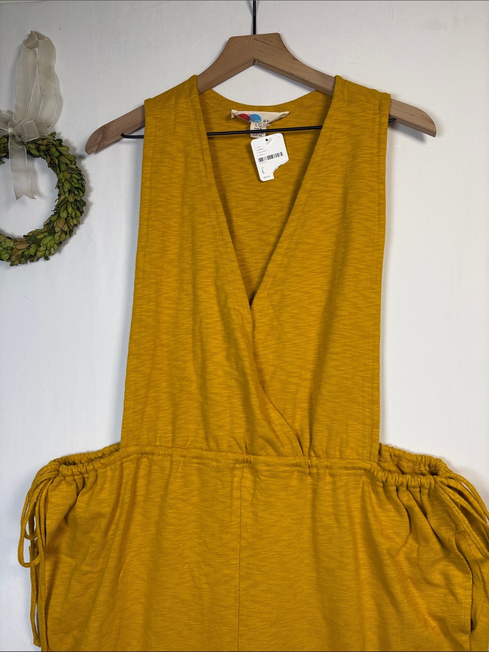 FREE PEOPLE FP Beach Let's Chill Oversize One Piece Jumpsuit size large - Picture 4 of 10